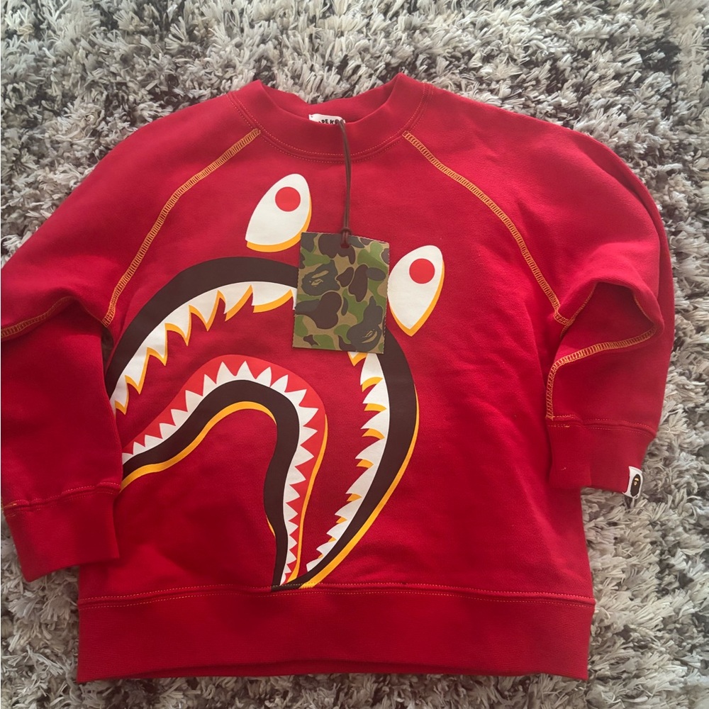 Red Bape Sweatshirt NWT